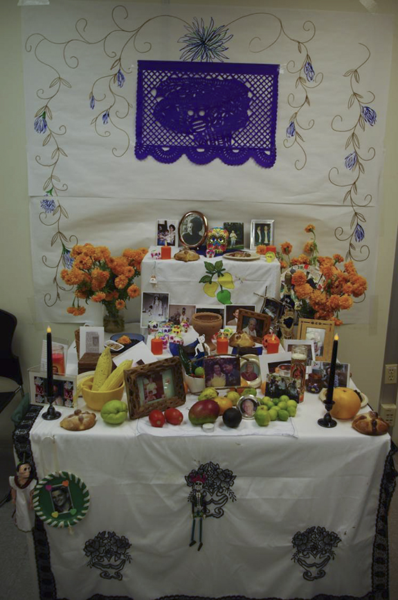 Dia de los Muertos Altar. Photo by B. Mendez