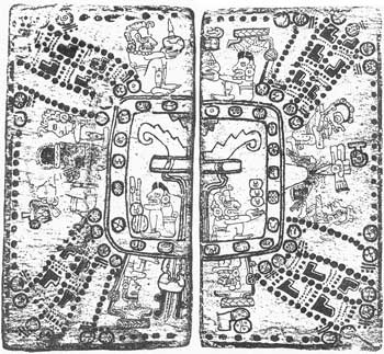 Image of Tzolkin calendar in Madrid Codex